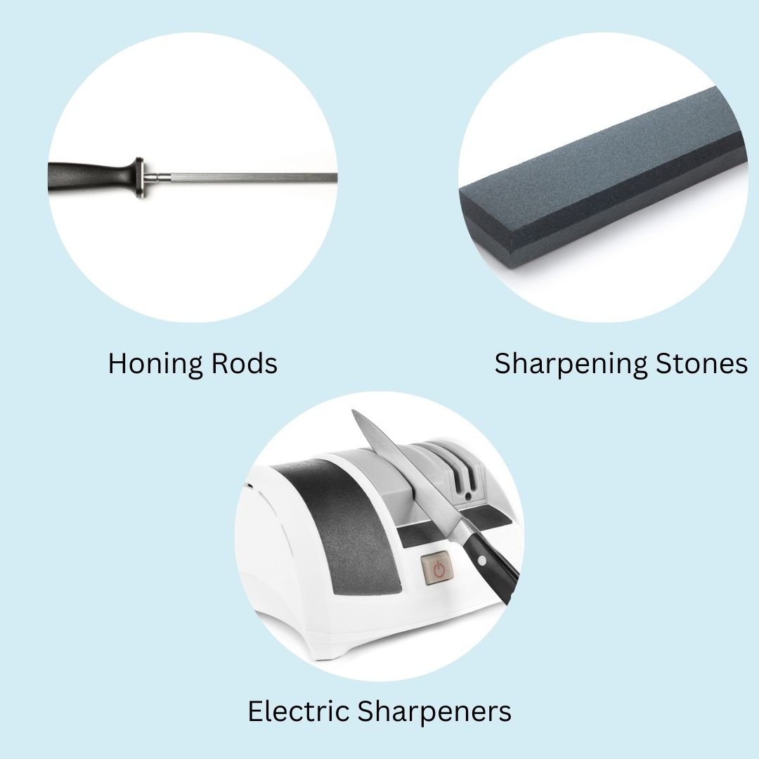 Sharpening Stones vs. Honing Rods vs. Electric Sharpeners